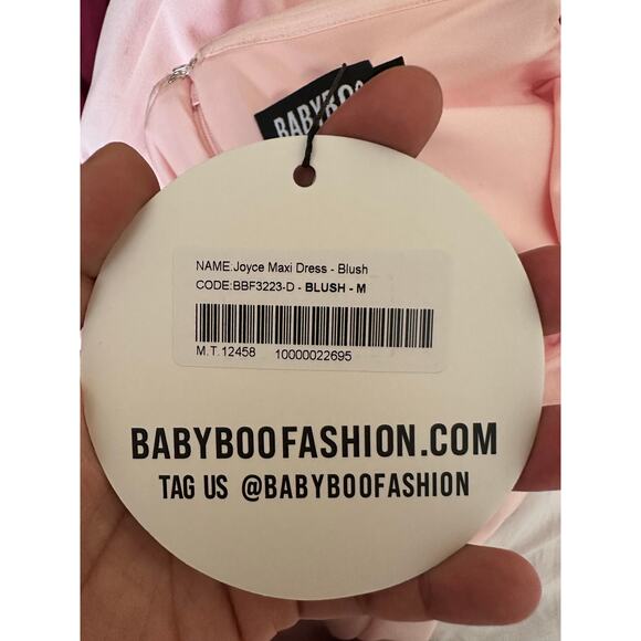 Babyboo Joyce Maxi Dress Blush Pink Size Medium‎ Brand New - Picture 9 of 16